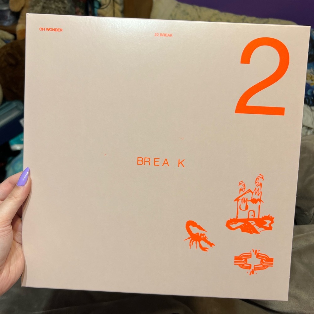 Oh Wonder Break 22 Black Vinyl Record LP